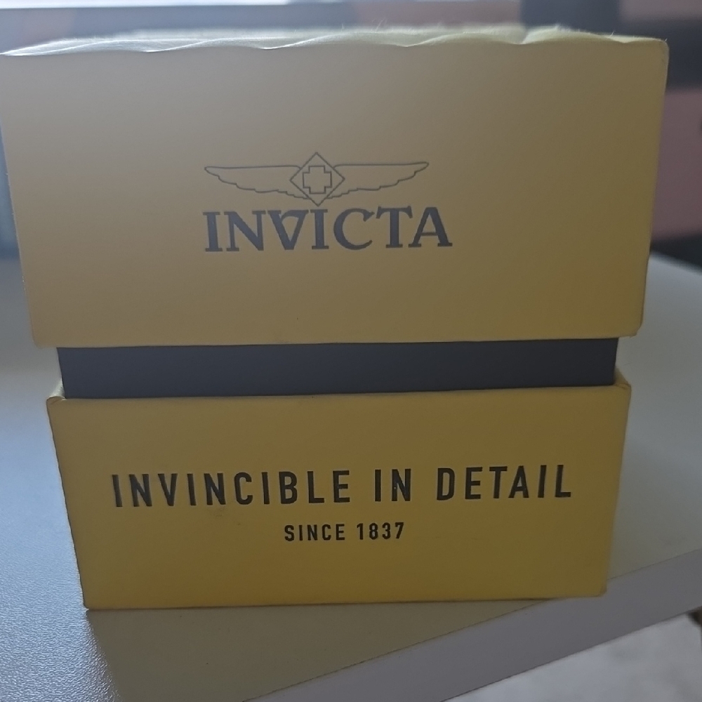 Invicta Yellow and Black Watch Box